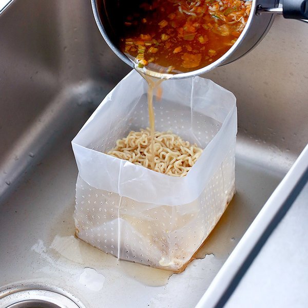 음식물찌꺼기 분리 물빠짐 통큰 싱크백 30P