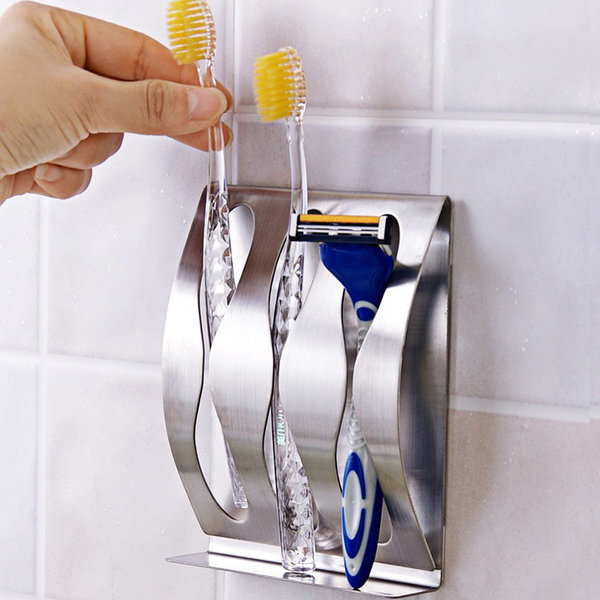 모나코올리브 칫솔꽂이 3구 치솔거치대 걸이 욕실용품