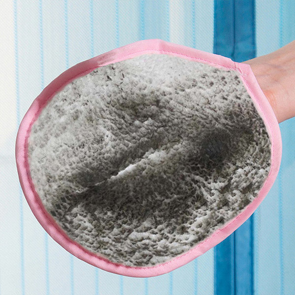 장갑형 방충망 청소 타월 먼지 제거 브러쉬