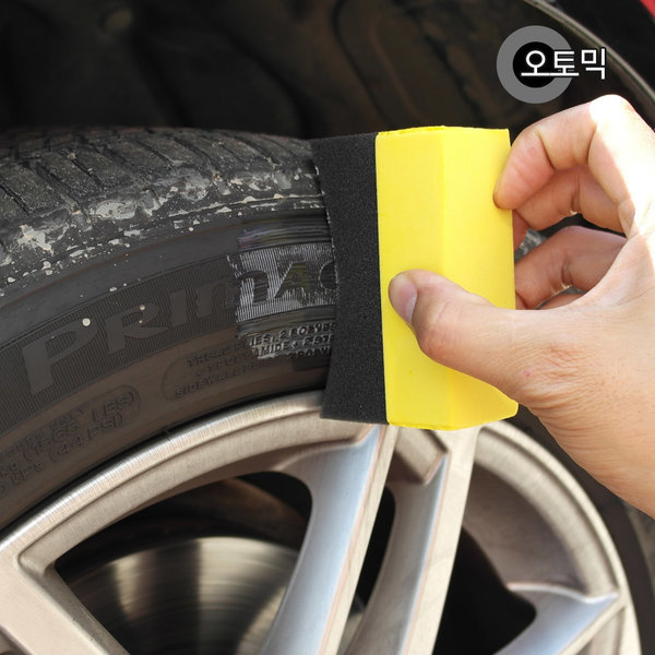 샤이닝 타이어 코팅패드 타이어 광택 타이어 세정